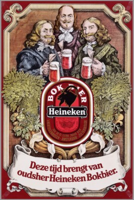 Vintage Heineken Beer Reproduction Framing Print Advertising 17x12