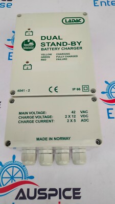 LADAC 4041-2 DUAL STAND-BY BATTERY CHARGER 4041LBNC