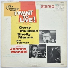Gerry Mulligan The Jazz Combo From "I Want To Live!" UAS 5006 Vinyl LP