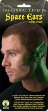 Theatrical Effects Green Space Ear tips Large theatrical prosthetic Makeup