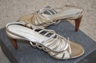 Elegant Via Spiga Heels Sandals Platinum color - size 6.5 — photo 2