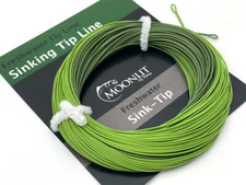 Moonlit Floating Line Intermediate Sink Tip S1 Fly Line Dark Olive/Olive 1.5-2.5