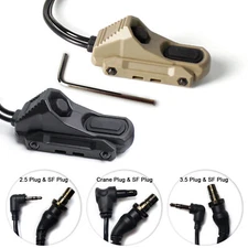 Hunting AXON Dual Button Switch Remote 2.5mm3.5mm SF Crane Laser Flashlight Plug