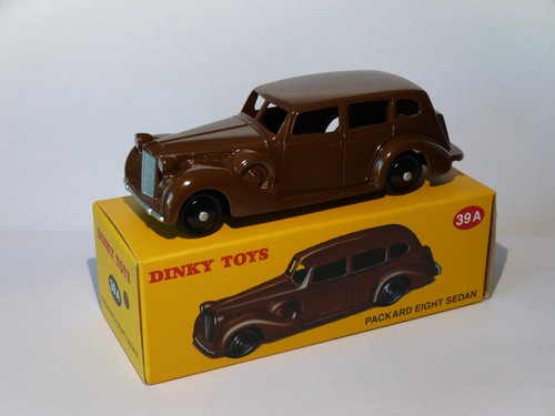 DINKY Toys Packard Super A Saloon Auto 39A 1/43 Vintage Cast Model Repainted | UK
