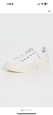 NIB Women  s Adidas By Stella McCartney Cotton Court Sneakers Sz 8.5