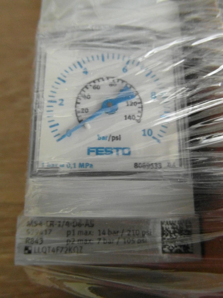 FESTO MS4-1/4-D6-AS PNEUMATIC PRESSURE REGULATOR 529417 - Image 4 of 4