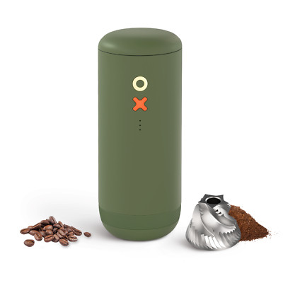 Nuttii Burr Coffee Grinder   Electric, Portable, 20 Settings, Outdoor Travel