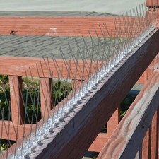 10PCS Fence Wall Spikes Defender Anti-theft Bird Spikes Cat Thorn Plastic base