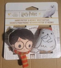 KIDS PREFERRED Harry Potter Hedwig Baby Infant Wrist Rattles with Multicolor