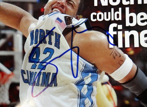 antoine walker autographed signed sporting news magazine cover