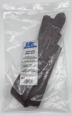 #ad #ad Heritage Manufacturing Western Drop Leather Belt 25 Cartridge #162 000 101460 XL $64.95