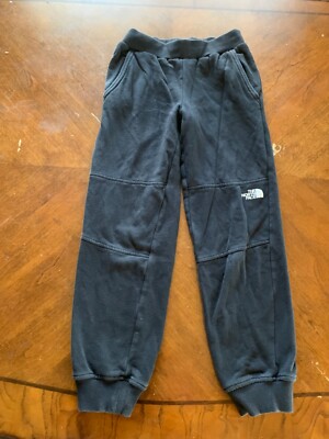 youth girls black sweat pants the north face Size M Unisex 