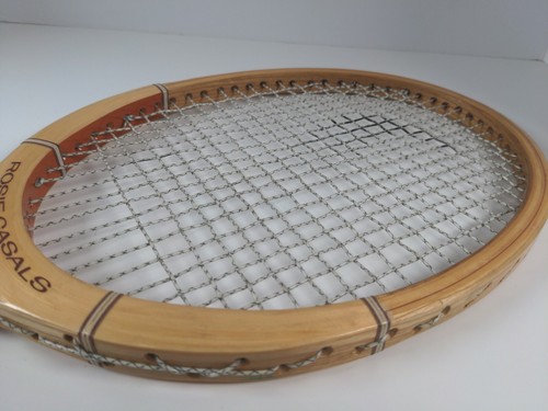 Raqueta de tenis de madera vintage ROSIE CASALS Spalding Impact 336, excelente estado - Imagen 5 de 6
