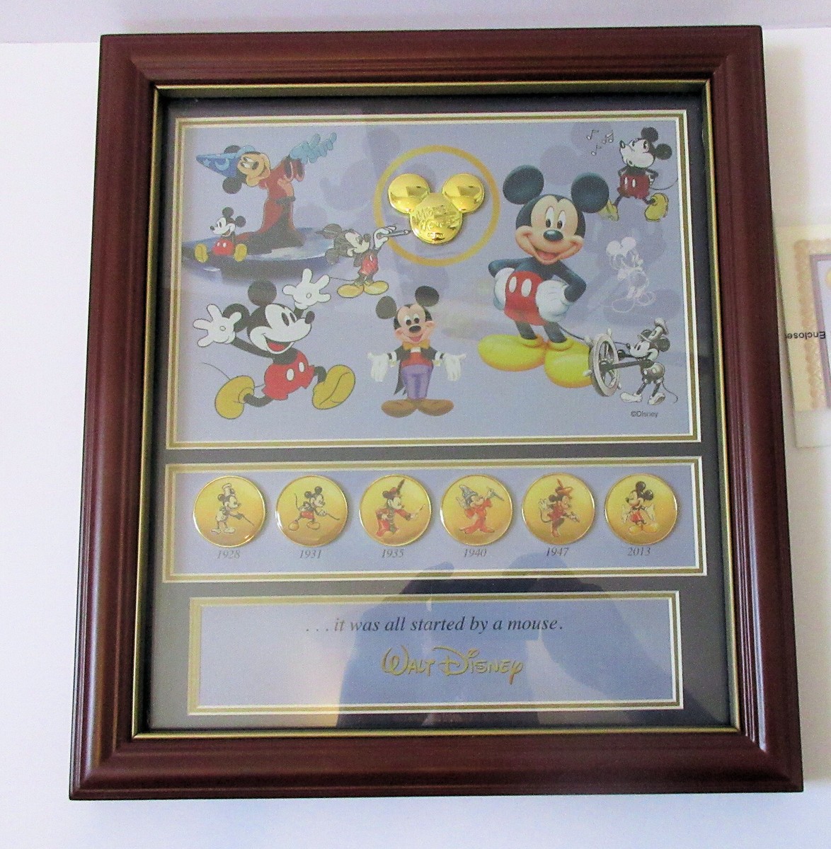 2012 85th Anniversary Mickey Mouse Bradford Exchange Commemorative