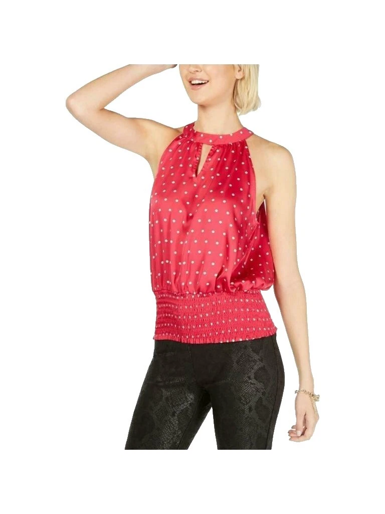 INC International Concepts Top de seda lunares mujer para Mujeres