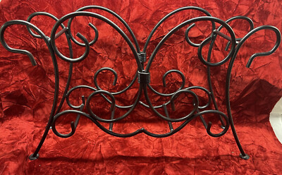 Southern Living at Home St. Charles Wrought Iron Magazine Towel Holder  #40369