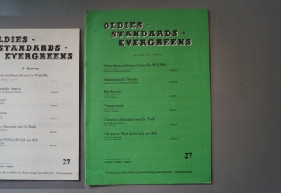 Oldies Standards Evergreens Heft 27 plus Beiheft C-Stimme .Notenheft