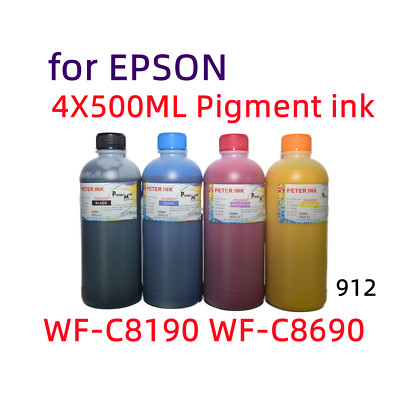 Premium Pigment ink for Workforce Pro WF-C8190 WF-C8690 912 XL XXL cartridge