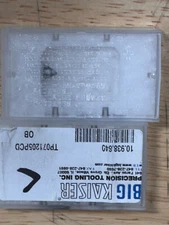 BIG KAISER TP071205PCD 10.938.80 carbide inserts 2 Pcs NEW 157C