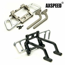Black/Titanium Alum Front Bumper Guard&Support Bull Bar For RC 1:10 Axial Wraith