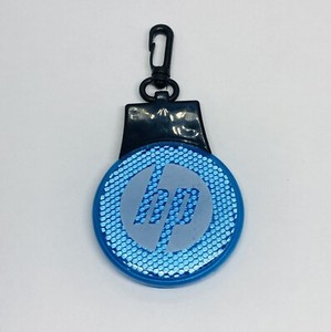 Vintage HP Hewlett Packard Flashing Reflective LED Backpack Safety Tag Light 10