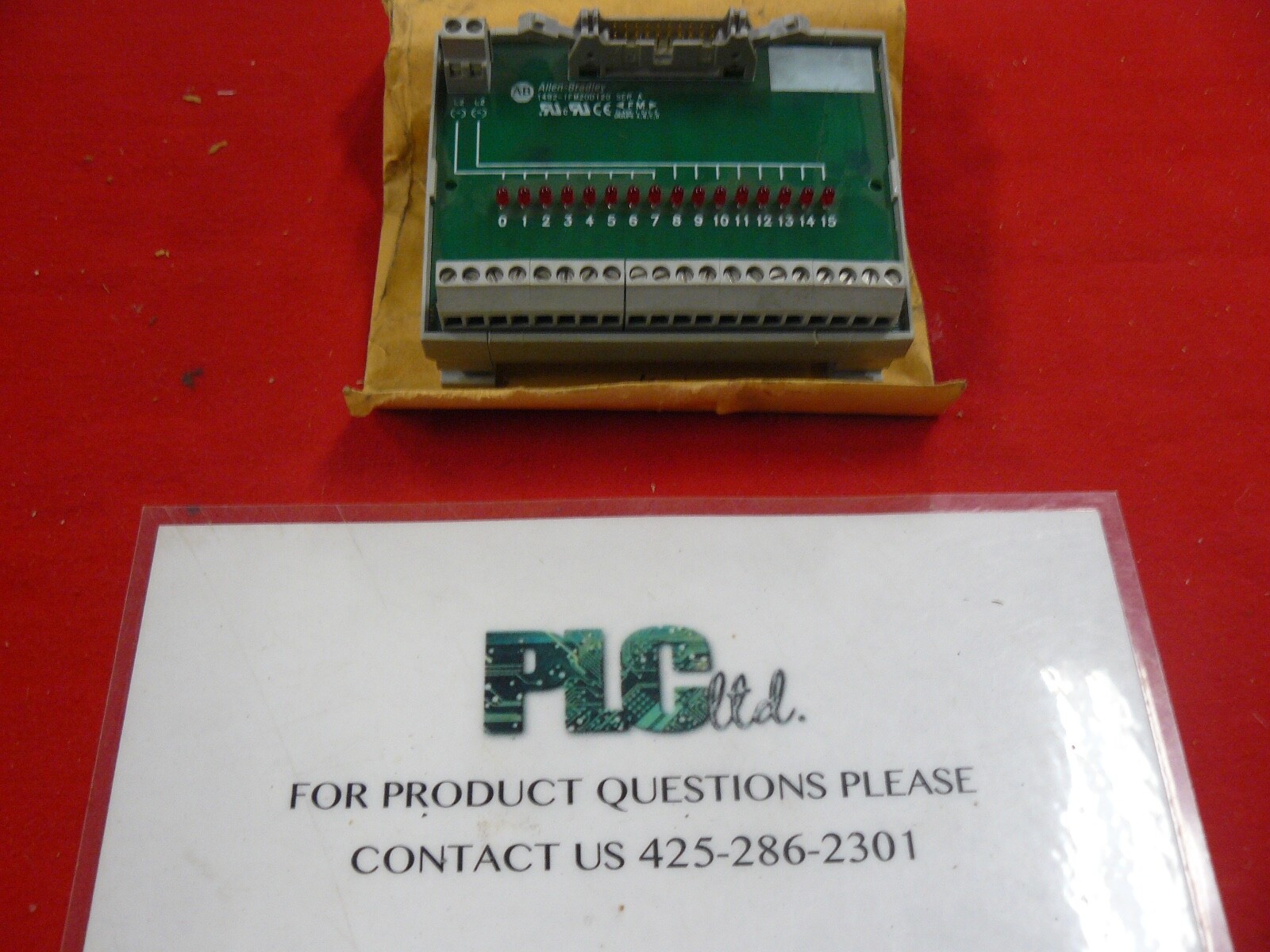 Allen Bradley 1492-IFM20D120 Ser A Interface Module With LEDs