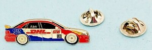 Audi Pin A4 B5 silbern ABT Motorsport STW Startnummer 18 - Maße 40x14mm