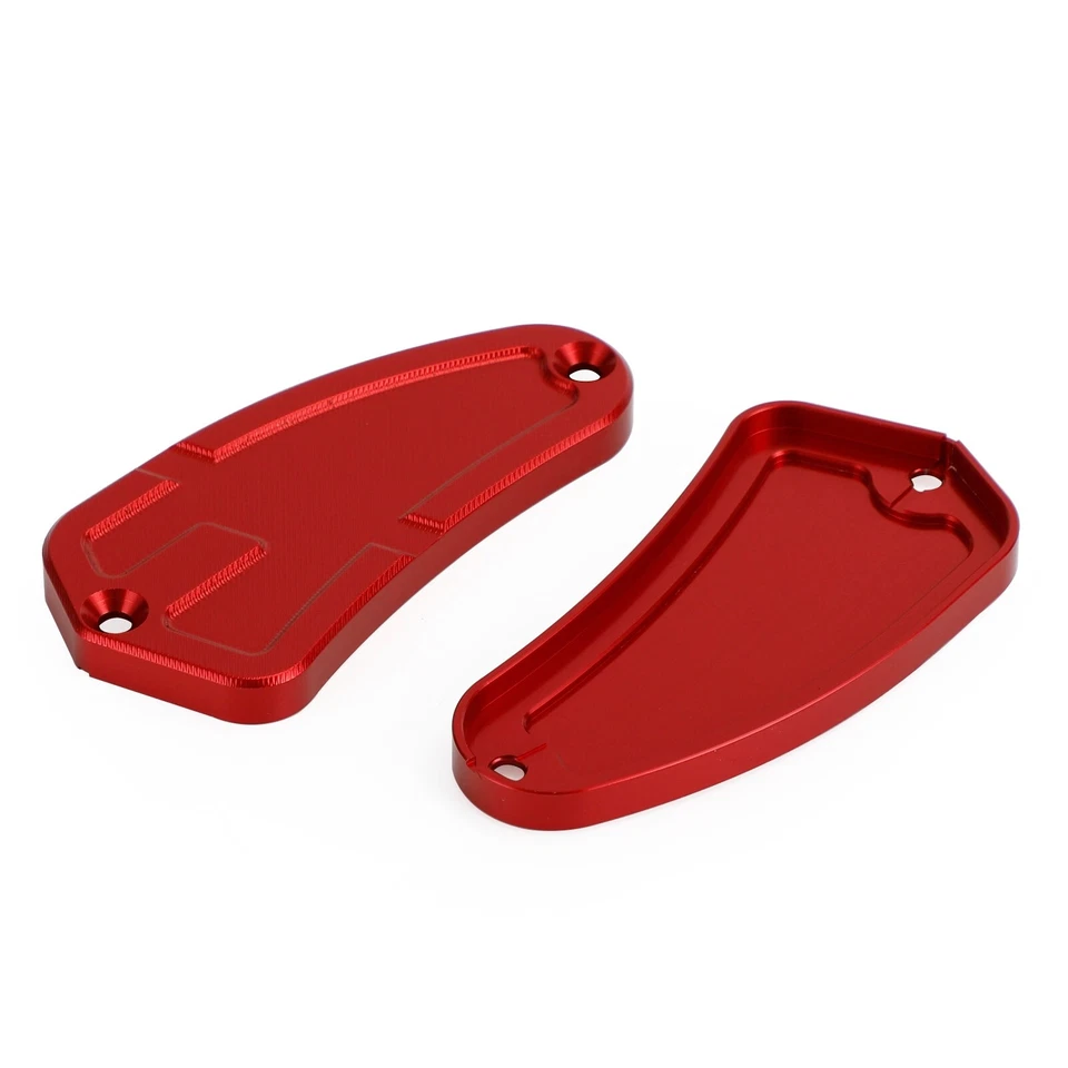 Tapas de depósito de freno + embrague rojas para MV Agusta Dragster 800 RC RR SCS Rosso Foto 3 de 4