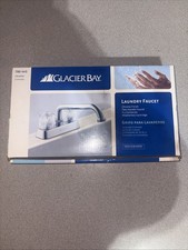 Glacier Bay Aragon Laundry Faucet Chrome 4 Centerset 1002 974 566 New Open Box