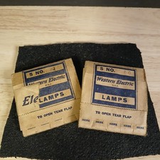 Vintage Western Electric Lamps Bulbs 10Pcs. S...