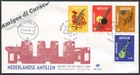 Colonies D37 Netherlands Antilles CURACAO 1970 FDC 4v Culture