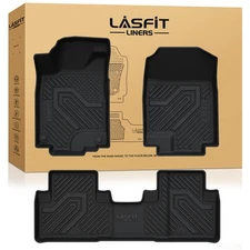 For Honda CR-V 2012-2016 LX SE EX 1st & 2nd Row All Season TPE Black Floor Mats
