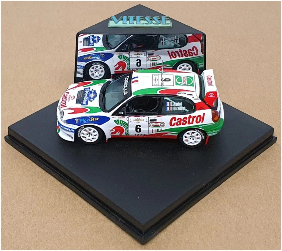 Vitesse escala 1/43 V98202 - Toyota Corolla WRC #6 Acropolis Rally 1998 Foto 4 de 4