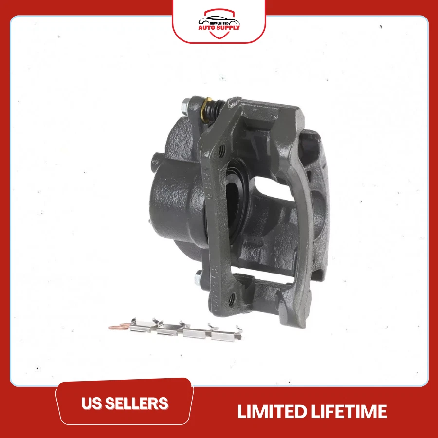 Pinza de freno de disco del conductor delantero con soporte para Dodge Caravan Chrysler Voyager Foto 2 de 2