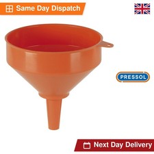 Pressol 02 363 Orange HDPE Funnel 100mm with Filter Automotive