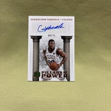 2017-18 Panini Cornerstones Pillars of Power Auto  Guerschon Yabusele Auto /75🔥