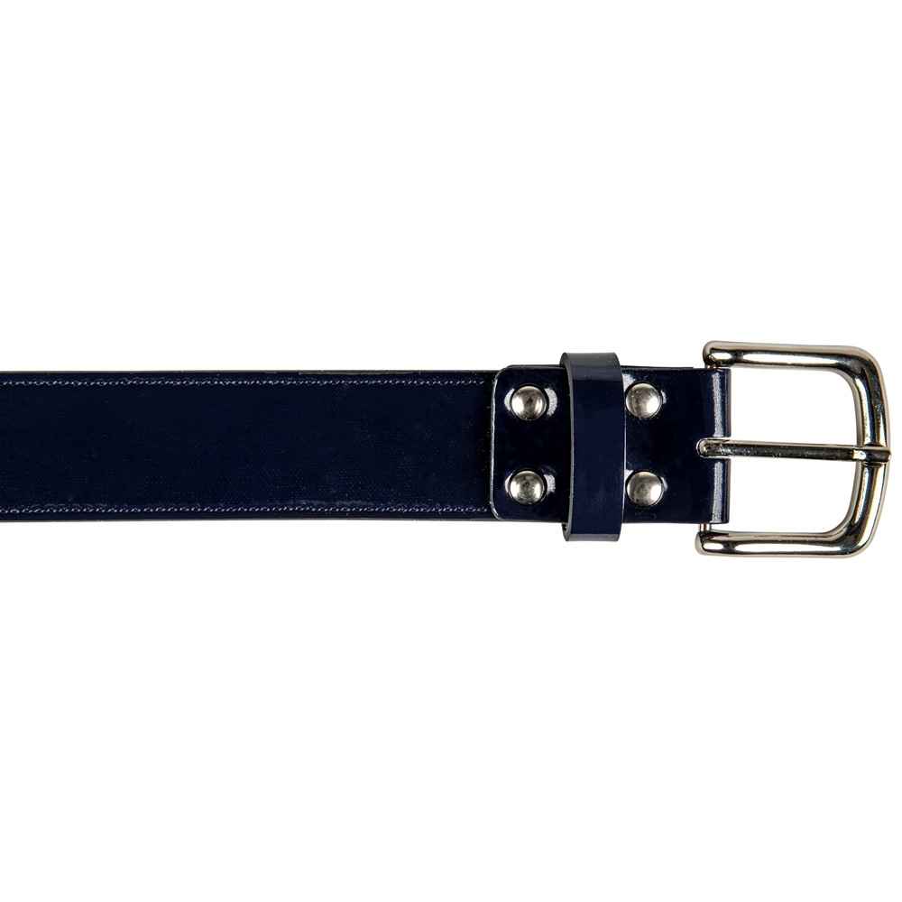 Champro Classic Patent Adult Baseball/Softball Belt - Navy - XXXL