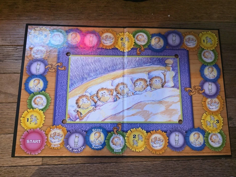 Five Little Monkeys Jumping On The Bed Game INCOMPLETE - Image 3 of 4