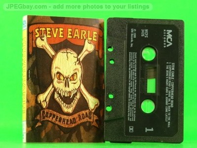 STEVE EARLE COPPERHEAD ROAD (129) 10 Track Audio Cassette MCA