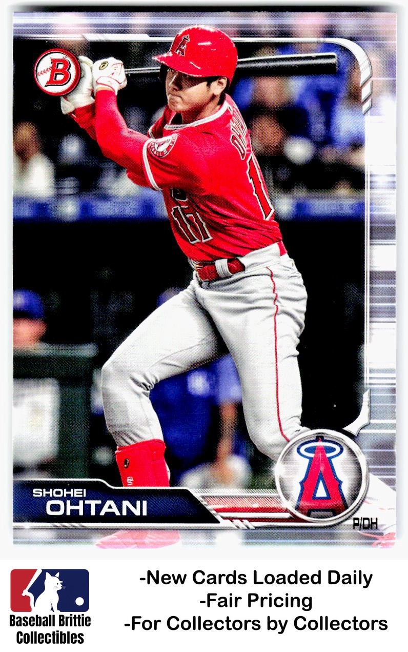 2019 Bowman #34 Shohei Ohtani Los Angeles Angels Dodgers
