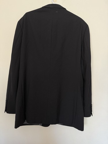 Oscar De La Renta Vintage 100% Wool Freedom Suit Jacket Black Men’s 46L Blazer - Picture 7 of 8