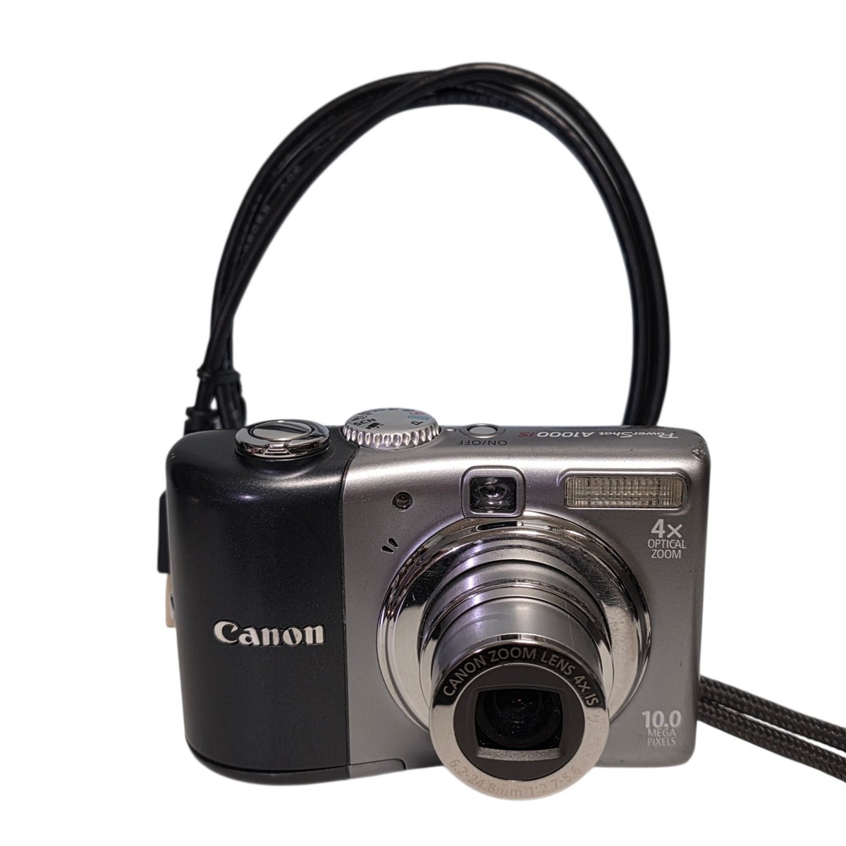 Canon PowerShot A1000 IS 10.0MP Digital Camera - Gray 16 GB SD