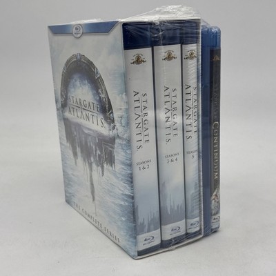 Stargate Atlantis The Complete Series Blu-ray W/ Movies Continuum & Ark Of Truth