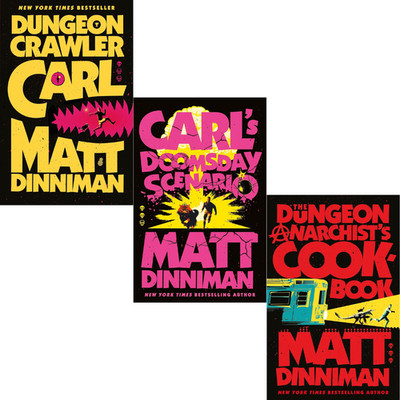 Dungeon Crawler Carl 3 Book Set by Matt Dinniman: Books 1-3