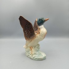 Vintage Porzellan STOCKENTE Figur – Keramik Duck Ente – 18 cm - Ost Europa