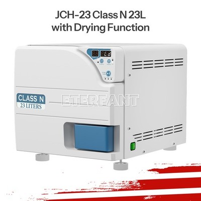 Dental Medical Autoclave Steam Sterilizer Class N 23L Drying Function JCH-23 US