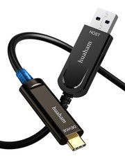 Huaham 65FT USB A to USB C Fiber Optic Cable 10Gbps USB 3.2 Gen2 Active AOC