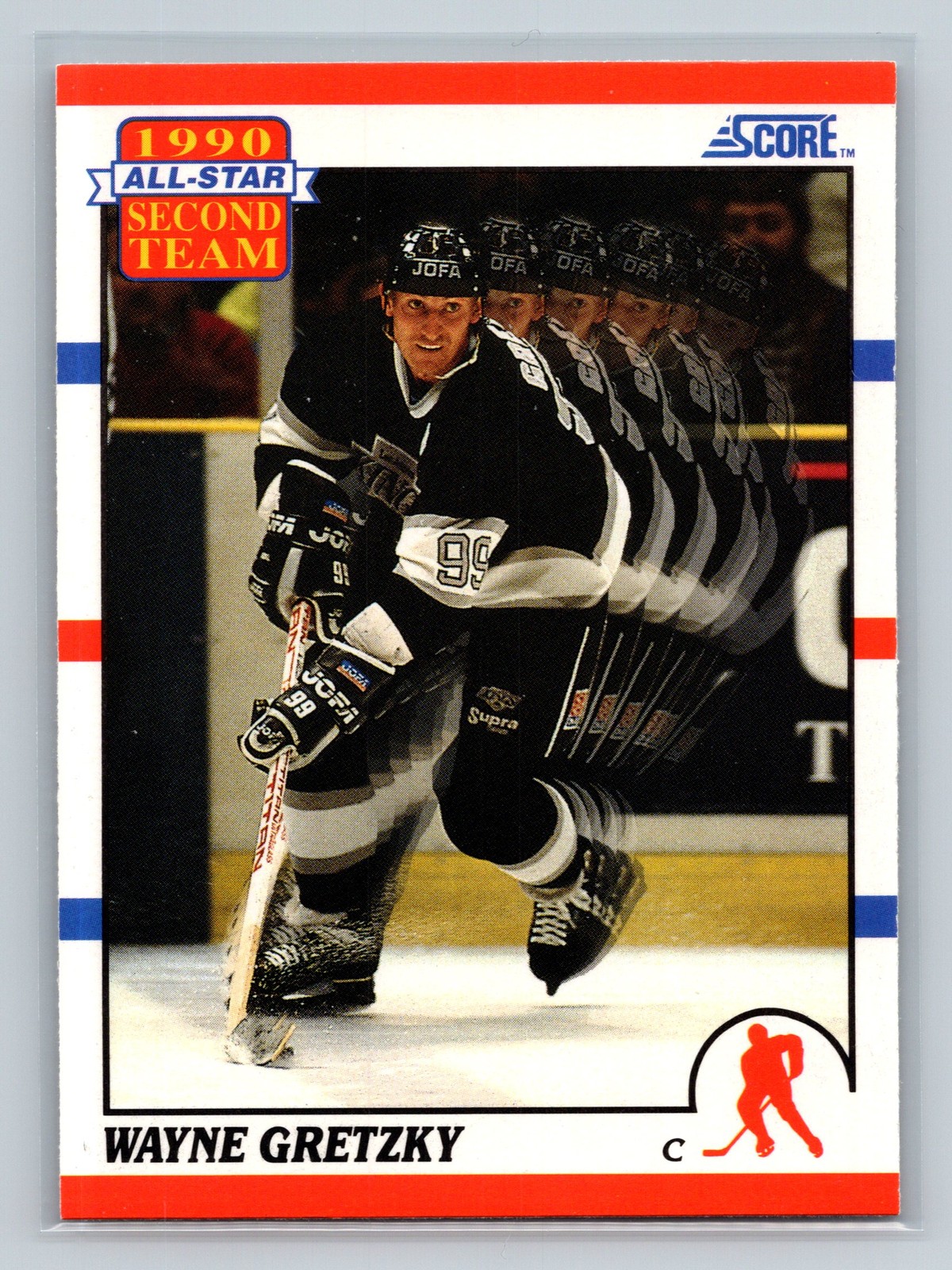 1990-91 Score #321 WAYNE GRETZKY HOF - SHARP MINT