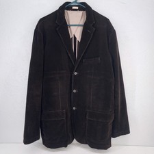 J.Crew XL  Brown Corduroy Elbow Patch Blazer Jacket Dark Academia Mens