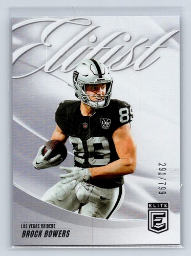 Brock Bowers 2025 Donruss Elite Elitist SN #/799 #4